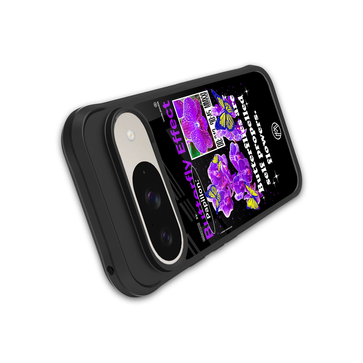 butterfly effect back phone cover | glass case for google pixel 9