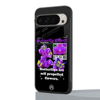 butterfly effect back phone cover | glass case for google pixel 9 pro
