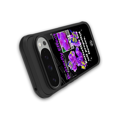 butterfly effect back phone cover | glass case for google pixel 9 pro xl