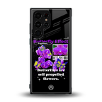 butterfly effect back phone cover | glass case for samsung galaxy s23 ultra