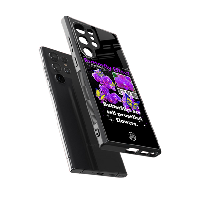 butterfly effect back phone cover | glass case for samsung galaxy s23 ultra