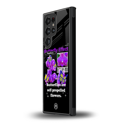 butterfly effect back phone cover | glass case for samsung galaxy s23 ultra