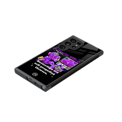 butterfly effect back phone cover | glass case for samsung galaxy s24 ultra