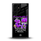butterfly effect back phone cover | glass case for samsung galaxy s25 ultra