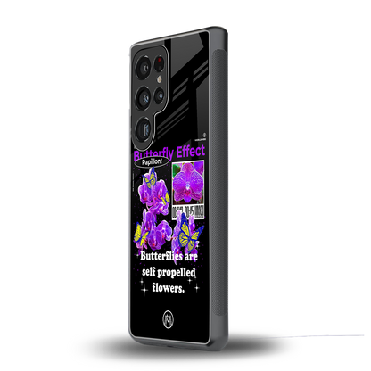 butterfly effect back phone cover | glass case for samsung galaxy s25 ultra