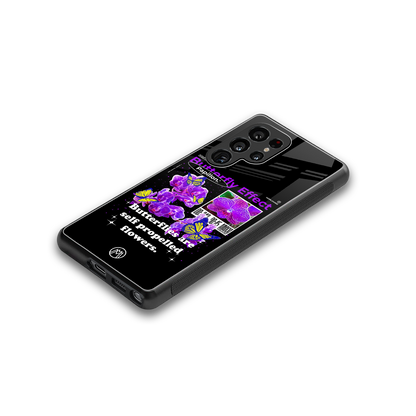 butterfly effect back phone cover | glass case for samsung galaxy s25 ultra
