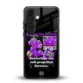 butterfly effect back phone cover | glass case for samsung galaxy s25