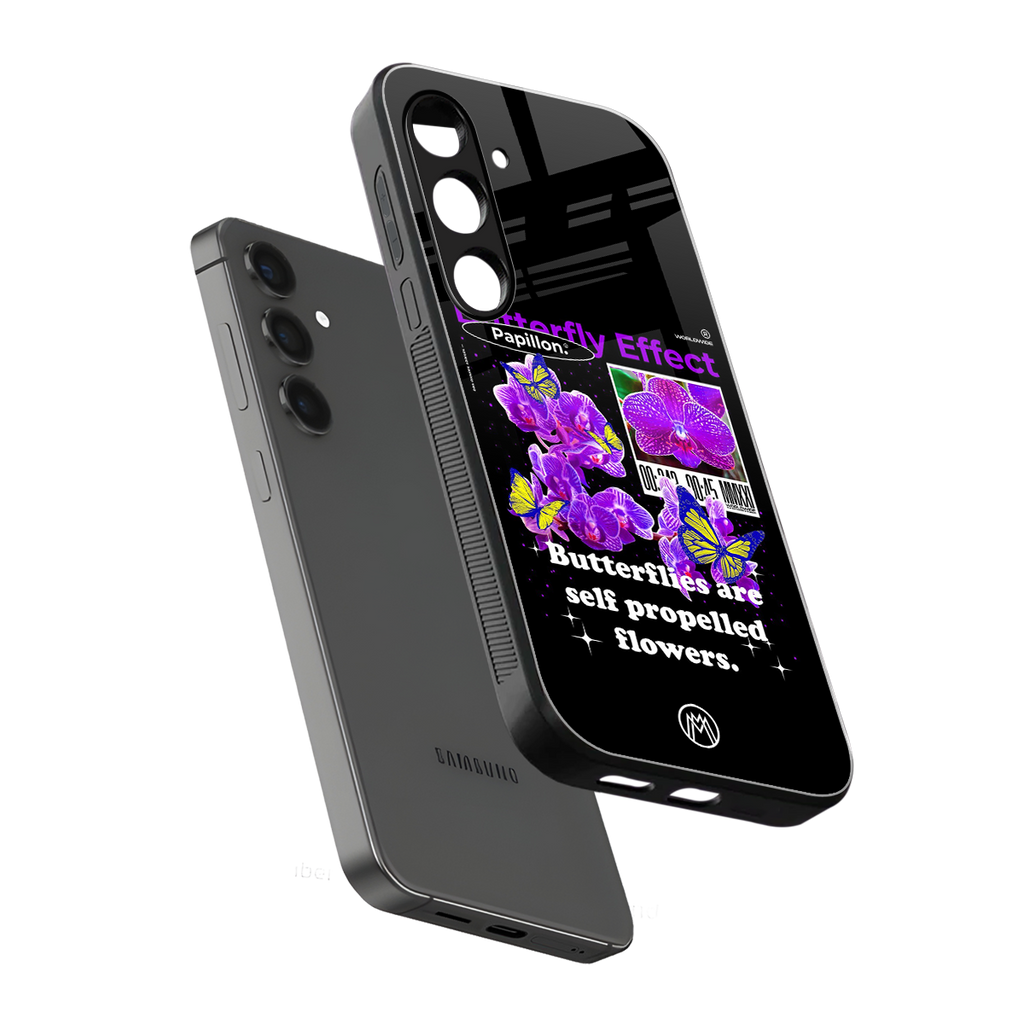 butterfly effect back phone cover | glass case for samsung galaxy s24