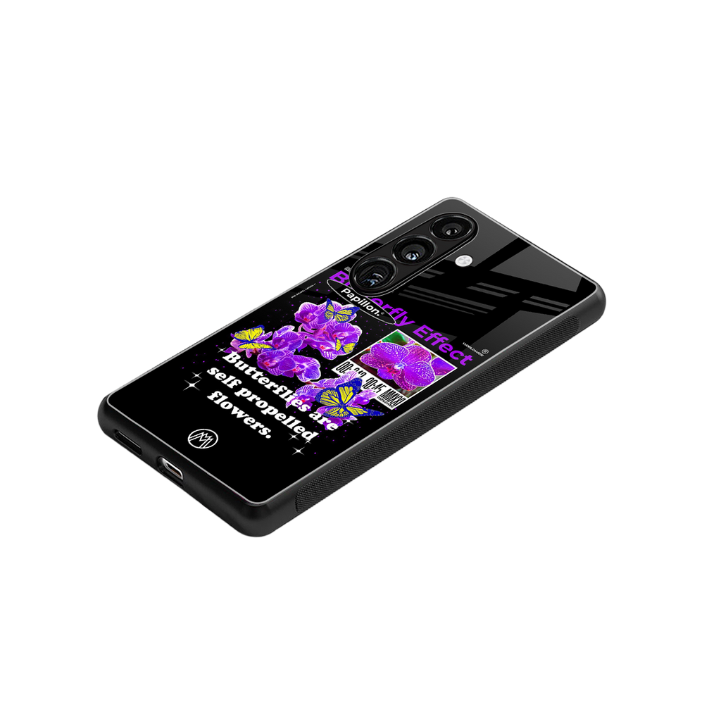 butterfly effect back phone cover | glass case for samsung galaxy s24