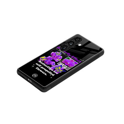 butterfly effect back phone cover | glass case for samsung galaxy s24 fe