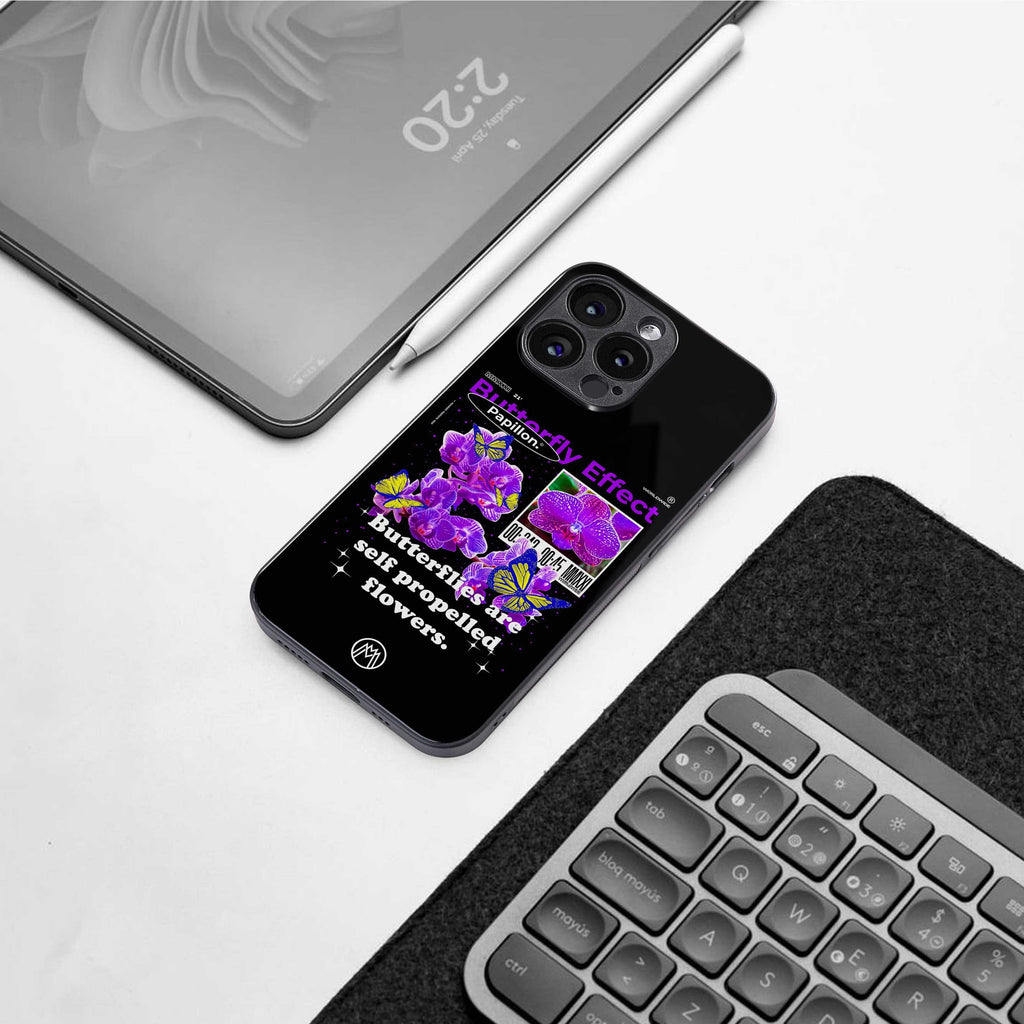 butterfly effect back phone cover | glass case for nothing phone 2