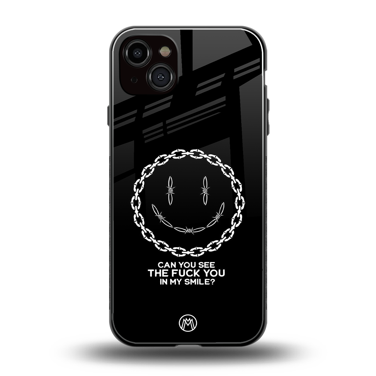 buzz off back phone cover | glass case for iphone 15 plus