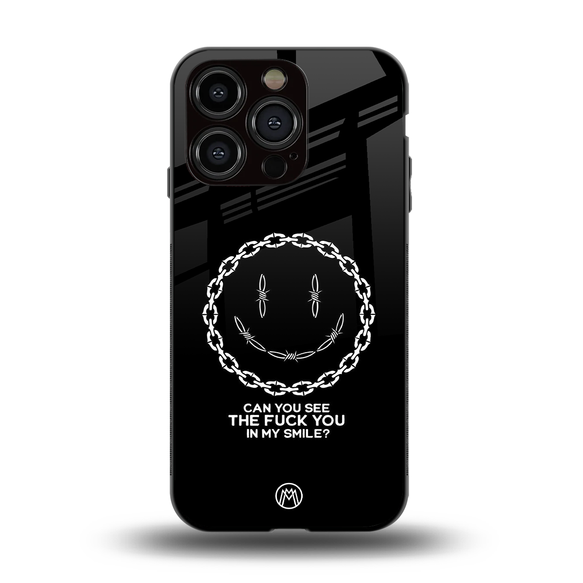 buzz off back phone cover | glass case for iphone 15 pro