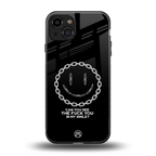 buzz off back phone cover | glass case for iphone 15