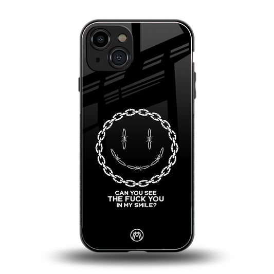 buzz off back phone cover | glass case for iphone 15