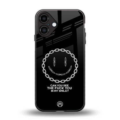 buzz off back phone cover | glass case for iphone 16 plus
