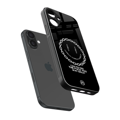 buzz off back phone cover | glass case for iphone 16 plus