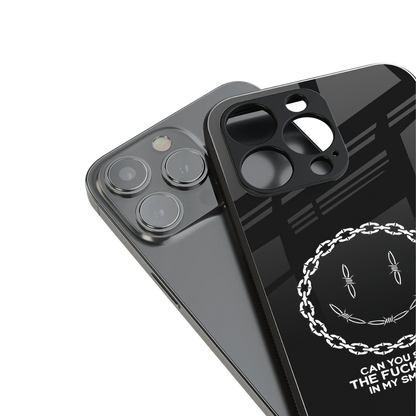buzz off back phone cover | glass case for iphone 16 pro max