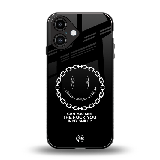 buzz off back phone cover | glass case for iphone 16