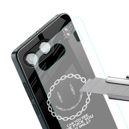 buzz off back phone cover | glass case for oneplus nord 4