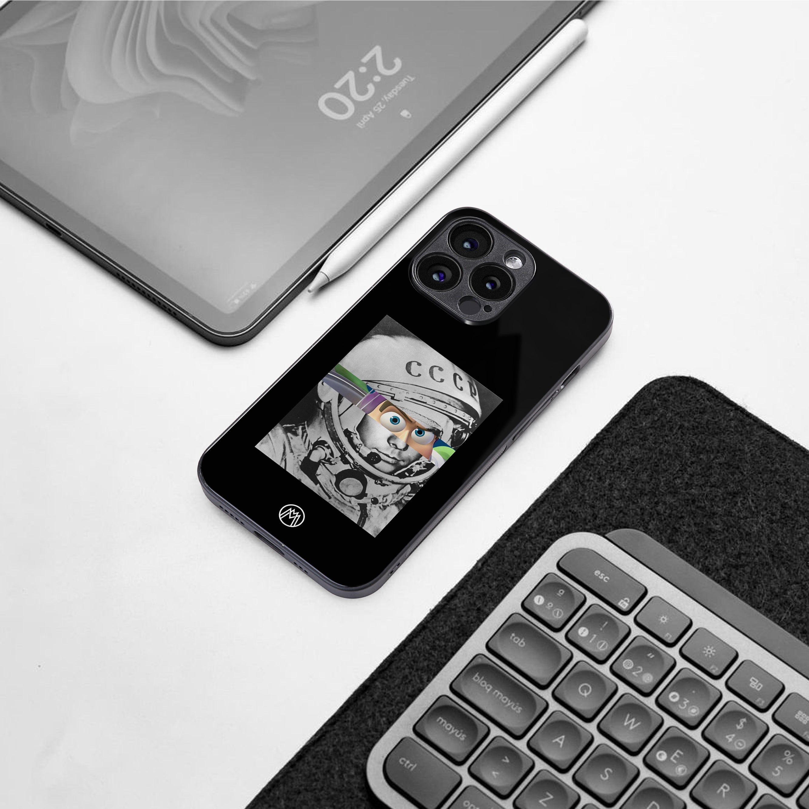 buzz lightyear astronaut mobile back phone cover | glass case for iphone 16 plus