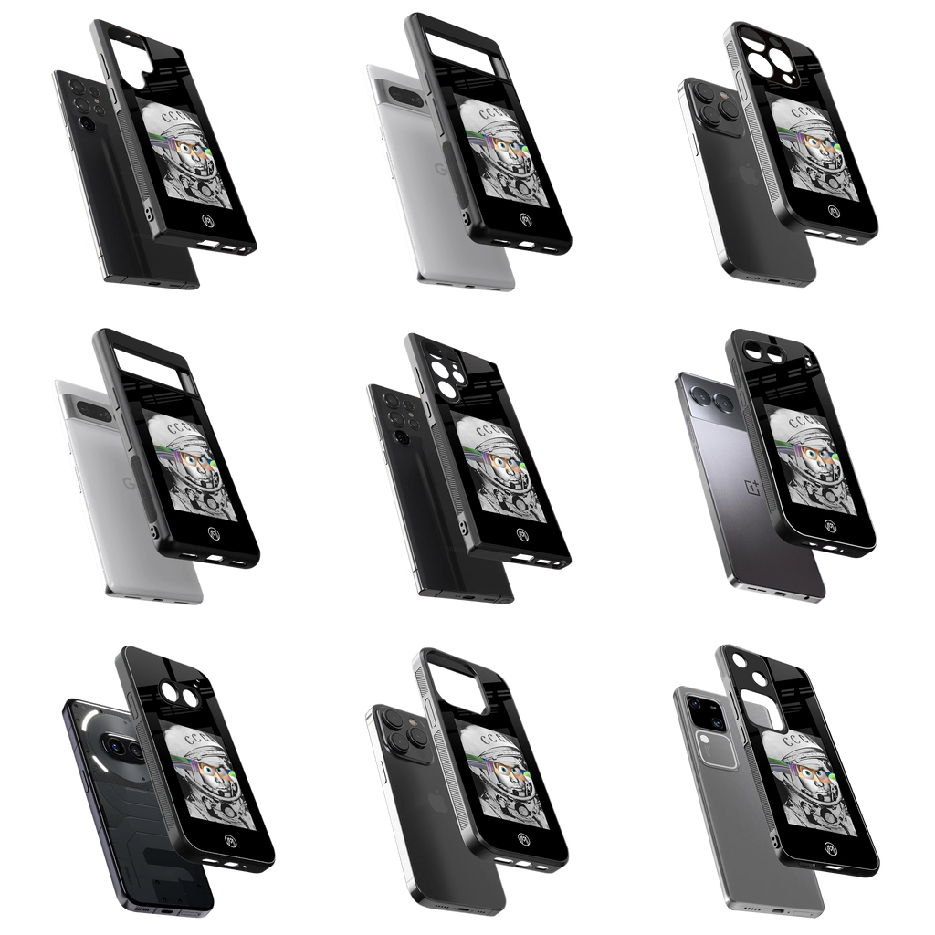Durable Glass Back Mobile Case for iPhone, Samsung, OnePlus, Google Pixel, Redmi, Vivo, Oppo