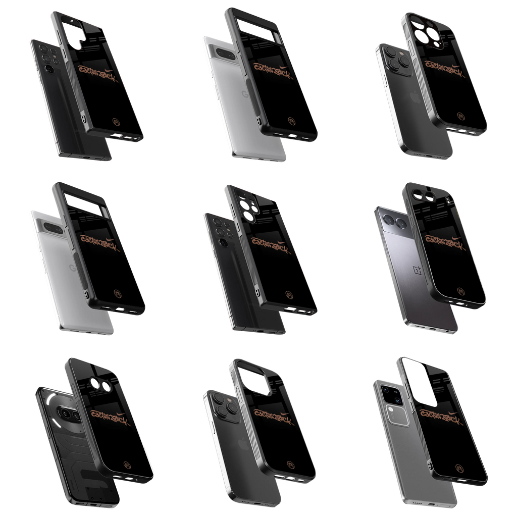 Durable Glass Back Mobile Case for iPhone, Samsung, OnePlus, Google Pixel, Redmi, Vivo, Oppo