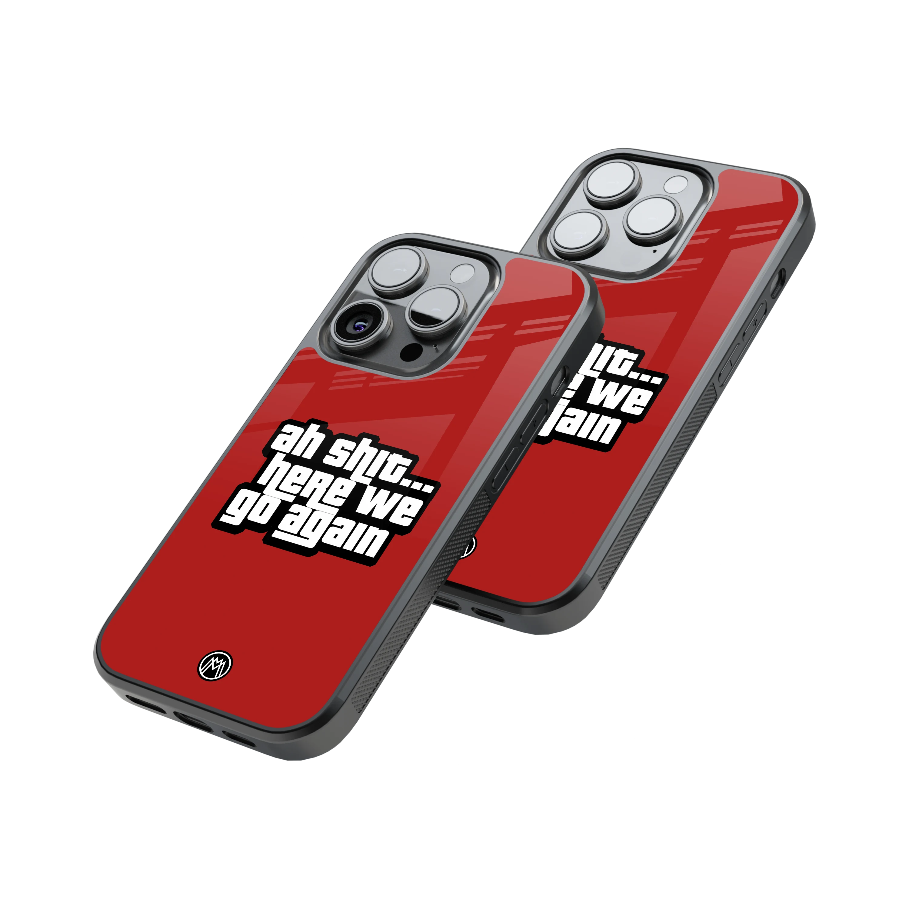 Protective Glass Back Phone Case Compatible with iPhone, Samsung, OnePlus, Pixel & More