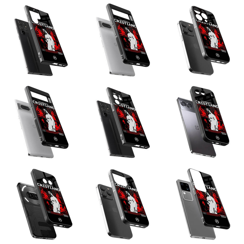 Durable Glass Back Mobile Case for iPhone, Samsung, OnePlus, Google Pixel, Redmi, Vivo, Oppo