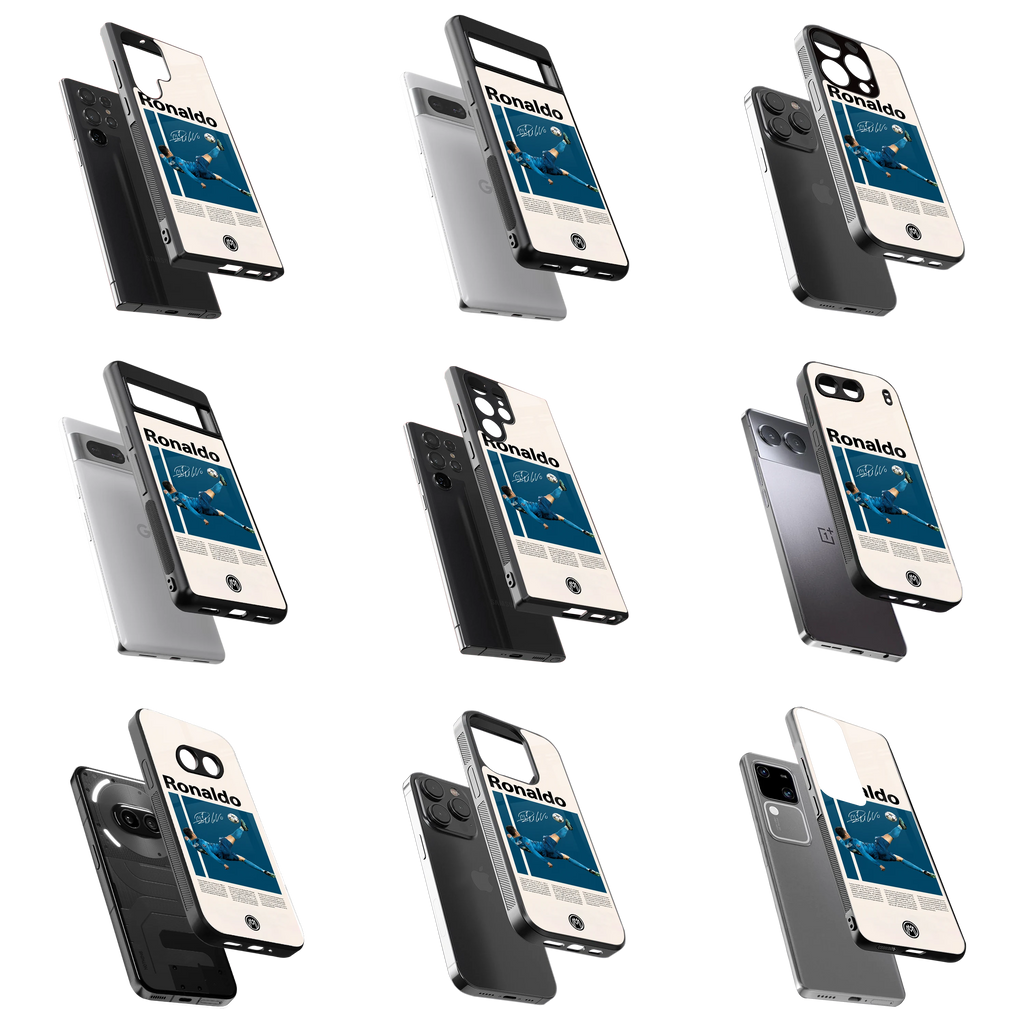 Durable Glass Back Mobile Case for iPhone, Samsung, OnePlus, Google Pixel, Redmi, Vivo, Oppo