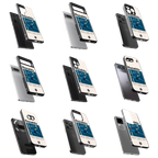 Durable Glass Back Mobile Case for iPhone, Samsung, OnePlus, Google Pixel, Redmi, Vivo, Oppo