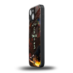 cactus jack brown back phone cover | glass case for iphone 13 mini