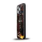 cactus jack brown back phone cover | glass case for iphone 15 pro