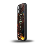 cactus jack brown back phone cover | glass case for iphone 16 plus