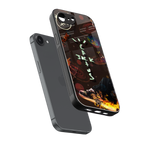 cactus jack brown back phone cover | glass case for iphone 16e