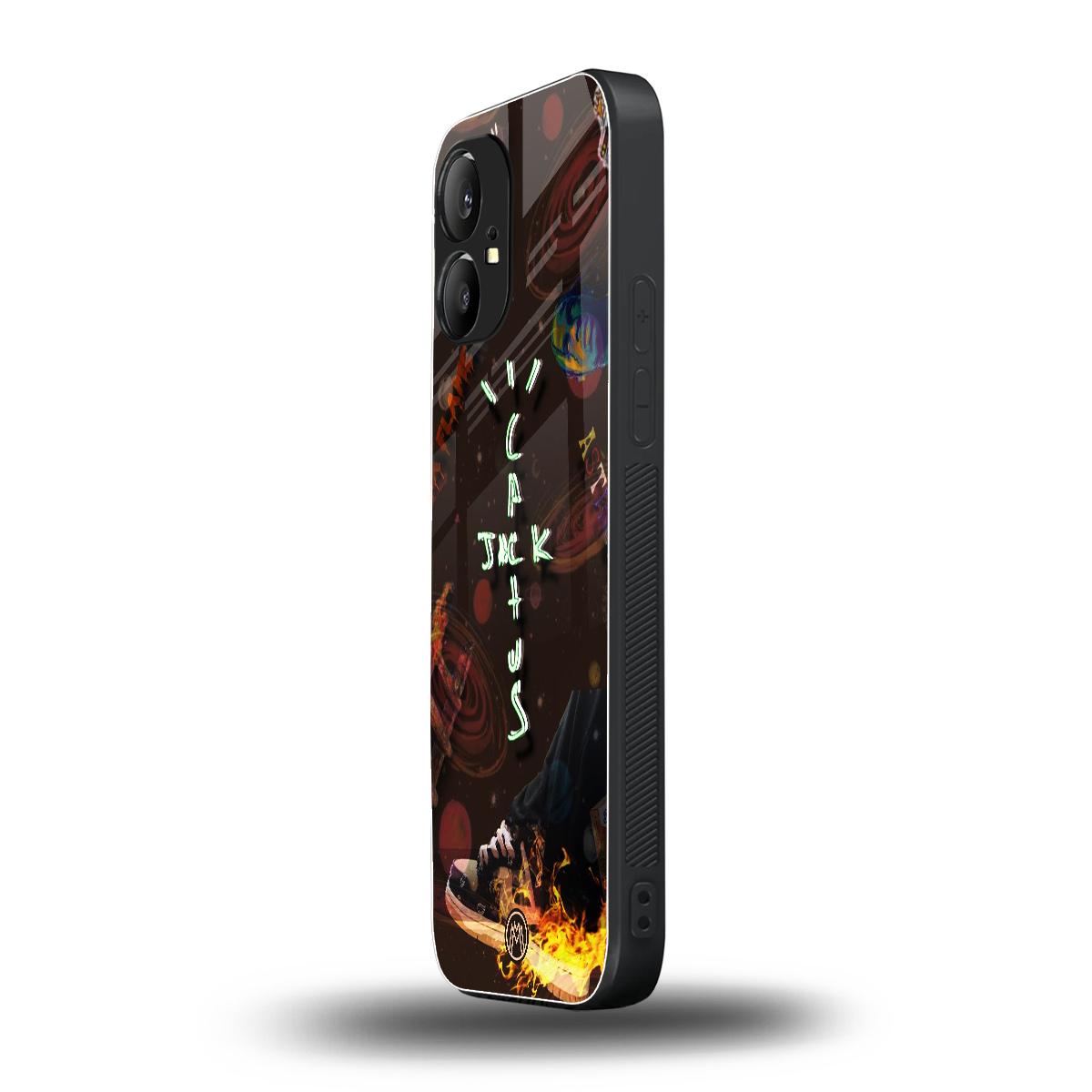cactus jack brown back phone cover | glass case for nothing phone 1