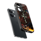 cactus jack brown back phone cover | glass case for oneplus nord 3