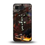 cactus jack brown back phone cover | glass case for oneplus nord 4