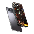 cactus jack brown back phone cover | glass case for oneplus nord 4