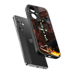 cactus jack brown back phone cover | glass case for oneplus nord ce 3