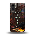cactus jack brown back phone cover | glass case for oneplus nord ce 4 lite