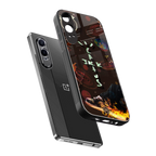 cactus jack brown back phone cover | glass case for oneplus nord ce 4 lite