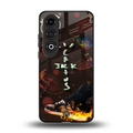 cactus jack brown back phone cover | glass case for oneplus nord ce 4