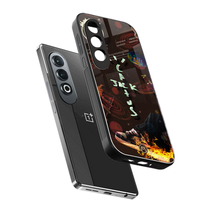 cactus jack brown back phone cover | glass case for oneplus nord ce 4