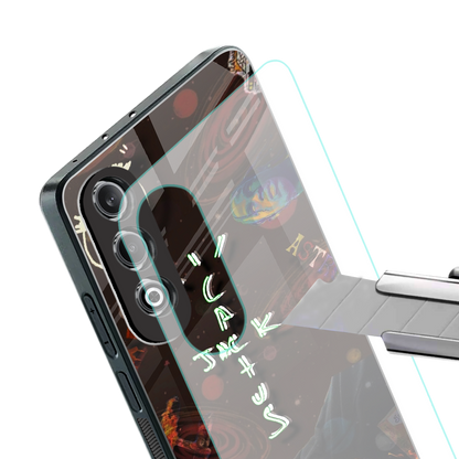 cactus jack brown back phone cover | glass case for oneplus nord ce 4