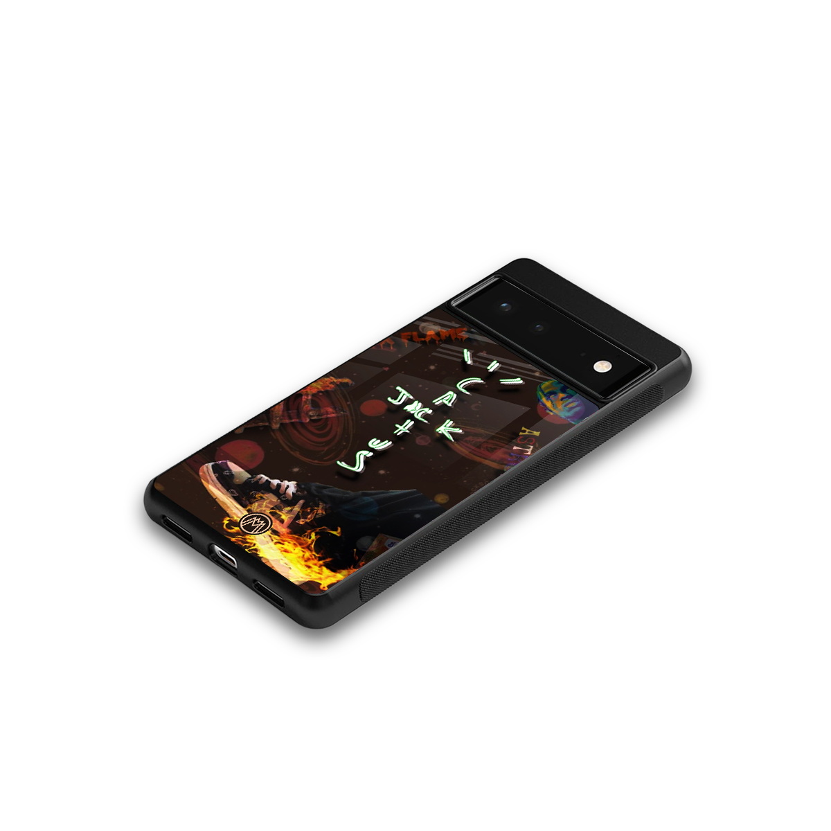 cactus jack brown back phone cover | glass case for Google Pixel 6A