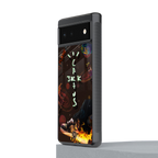 cactus jack brown back phone cover | glass case for Google Pixel 6A