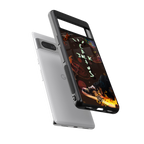 cactus jack brown back phone cover | glass case for google pixel 7 pro