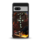 cactus jack brown back phone cover | glass case for Google Pixel 7A