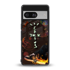 cactus jack brown back phone cover | glass case for Google Pixel 8